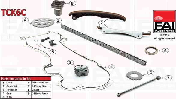 FAI AutoParts TCK6C - Timing Chain Kit car-mod.net