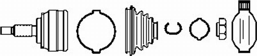 Farcom 134010 - CV Joint Kit, drive shaft car-mod.net