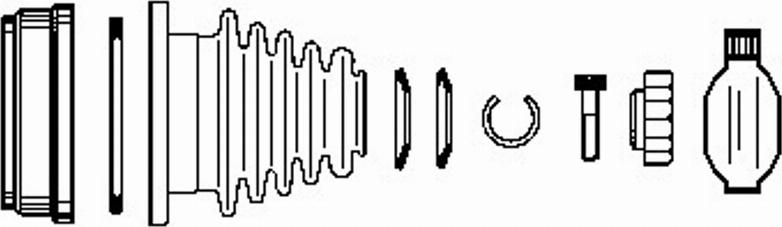 Farcom 134399 - CV Joint Kit, drive shaft car-mod.net