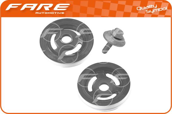 FARE-CO 2964C - Belt Pulley, crankshaft car-mod.net