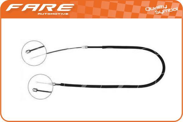 FARE-CO 25823 - Accelerator Cable car-mod.net