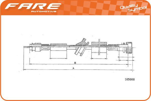 FARE-CO 27465 - Tacho Shaft car-mod.net