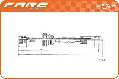 FARE-MX 27750 - Tacho Shaft car-mod.net