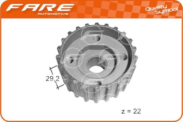 FARE SA 10570 - Crankshaft Gear car-mod.net