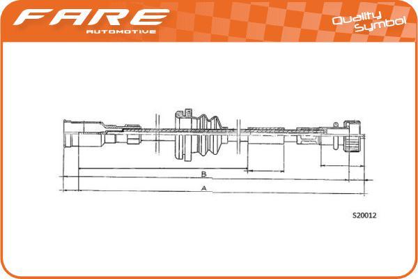 FARE SA 27625 - Tacho Shaft car-mod.net