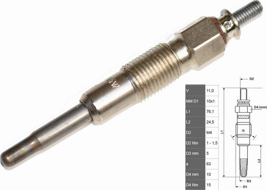 Fast FT82705 - Glow Plug car-mod.net