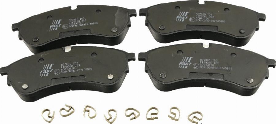 Fast FT29580 - Brake Pad Set, disc brake car-mod.net