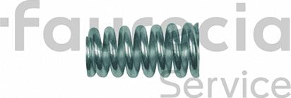 Faurecia AA98009 - Spring, exhaust pipe car-mod.net