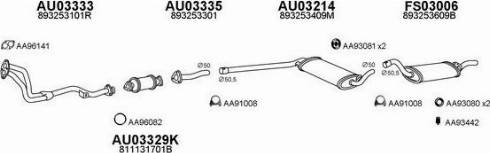 Faurecia AA96082 - Gasket, exhaust pipe car-mod.net