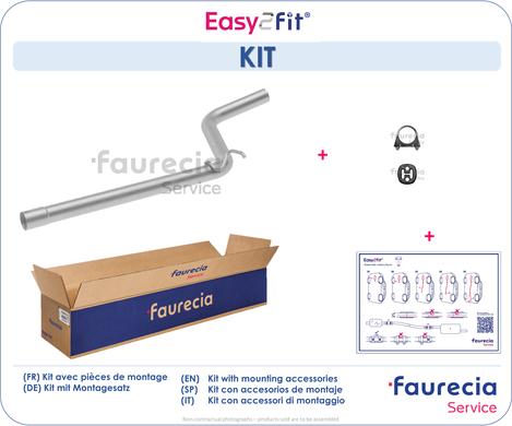 Faurecia FS80550 - Exhaust Pipe car-mod.net