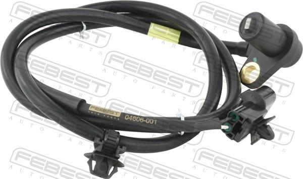 Febest 04606-001 - ABS sensor, wheel speed car-mod.net