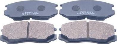 Febest 0401-CBF - Brake Pad Set, disc brake car-mod.net