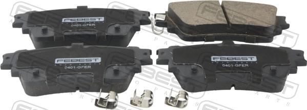 Febest 0401-GFER - Brake Pad Set, disc brake car-mod.net
