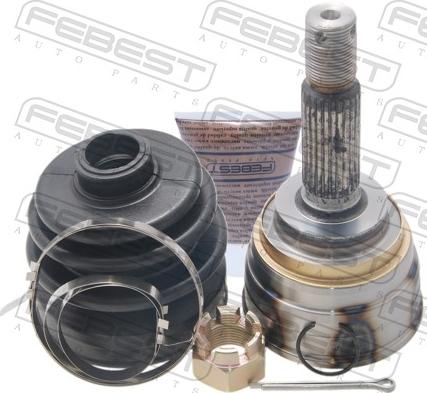 Febest 0410-007 - CV Joint Kit, drive shaft car-mod.net