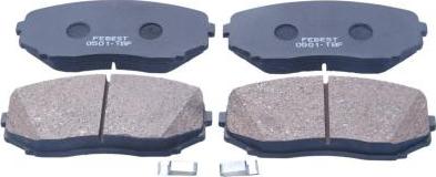 Febest 0501-TBF - Brake Pad Set, disc brake car-mod.net