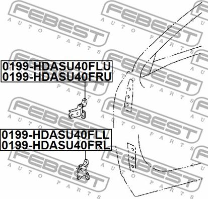 CARRO 826206162 - Door Hinge car-mod.net