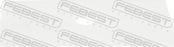 Febest 0199-LSSGUN126 - Wear Plate, leaf spring car-mod.net