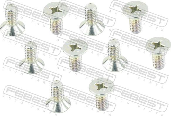Febest 0398-003-PCS10 - Fastening Bolts, control arm car-mod.net