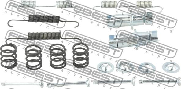 Febest 0204-J32R-KIT - Accessory Kit, parking brake shoes car-mod.net