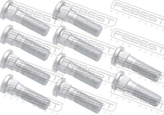 Febest 0284-001-PCS10 - Stud, wheel hub car-mod.net