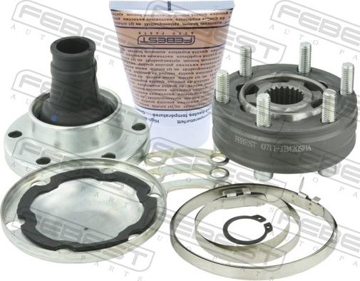 Febest 0711-JB420SHA - Flexible disc, propshaft joint car-mod.net