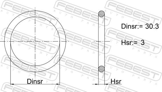 Febest 19400-001 - Gasket, intake manifold car-mod.net