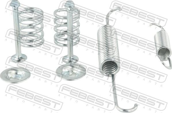 Febest 1004-K2UCR-KIT - Accessory Kit, parking brake shoes car-mod.net