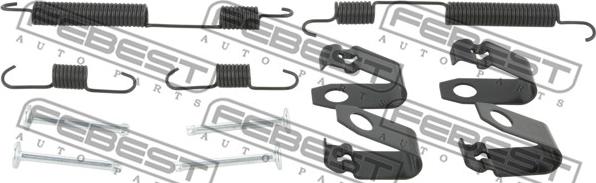 Febest 1204-SOLR-KIT - Accessory Kit, parking brake shoes car-mod.net