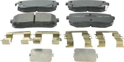 Febest 1201-H1R - Brake Pad Set, disc brake car-mod.net