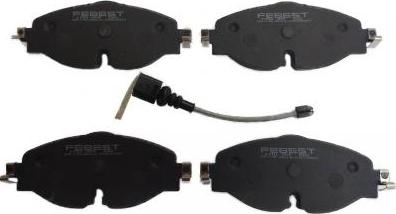 Febest 1701-8VF - Brake Pad Set, disc brake car-mod.net