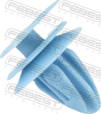 Febest 88570-005 - Clip, trim / protective strip car-mod.net