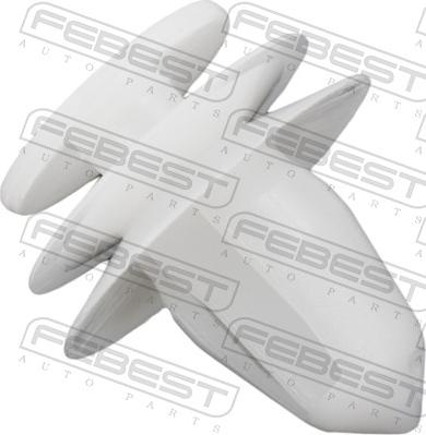 Febest 88570-132 - Clip, trim / protective strip car-mod.net
