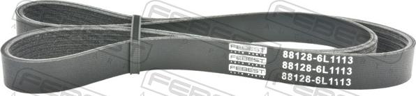 Febest 88128-6L1113 - V-Ribbed Belt car-mod.net