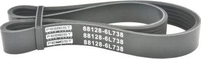 Febest 88128-6L738 - V-Ribbed Belt car-mod.net