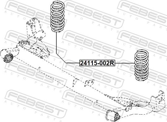 Febest 24115-002R - Coil Spring car-mod.net