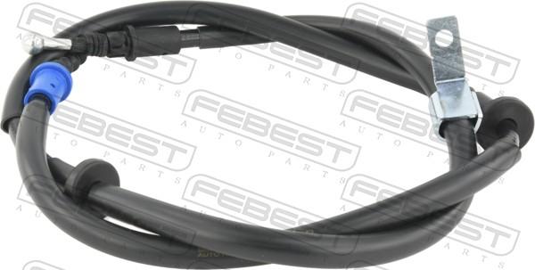 Febest 25100-K0R - Cable, parking brake car-mod.net