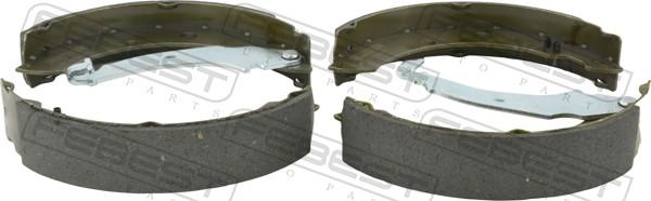 Febest 2602-RAPR - Drum Brake Shoe Set car-mod.net