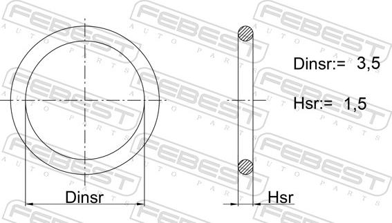 Febest 21400-002 - Seal, fuel line car-mod.net