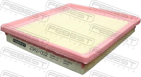 Febest 2342-002 - Engine Air Filter car-mod.net