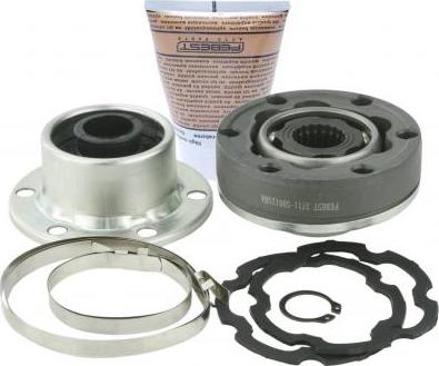 Febest 2711-S80IISHA - Flexible disc, propshaft joint car-mod.net