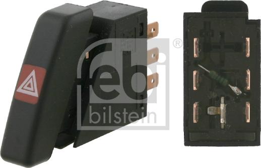 Febi Bilstein 01515 - Hazard Light Switch car-mod.net