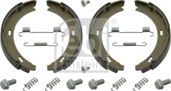 Febi Bilstein 02100 - Brake Shoe Set, parking brake car-mod.net
