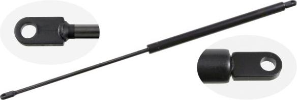 FEBI Bilstein 07695 - Gas Spring, air deflector car-mod.net