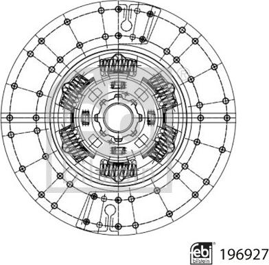 FEBI Bilstein 196927 - Clutch Disc car-mod.net