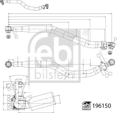FEBI Bilstein 196150 - Centre Rod Assembly car-mod.net
