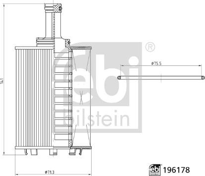 Febi Bilstein 196178 - Oil Filter car-mod.net