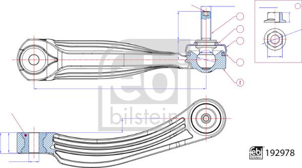 Febi Bilstein 192978 - Rod / Strut, stabiliser car-mod.net