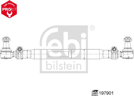 FEBI Bilstein 197901 - Tie Rod car-mod.net