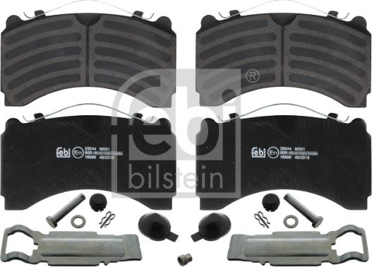 Febi Bilstein 16996 - Brake Pad Set, disc brake car-mod.net