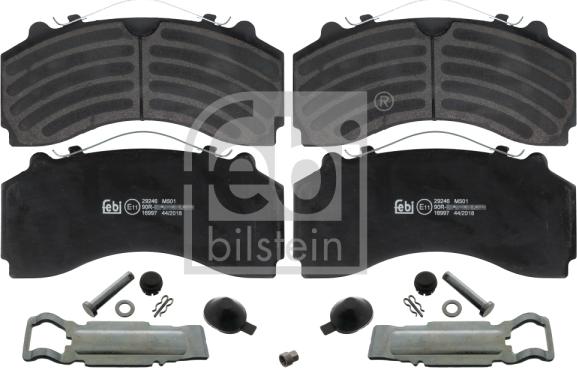 Febi Bilstein 16997 - Brake Pad Set, disc brake car-mod.net